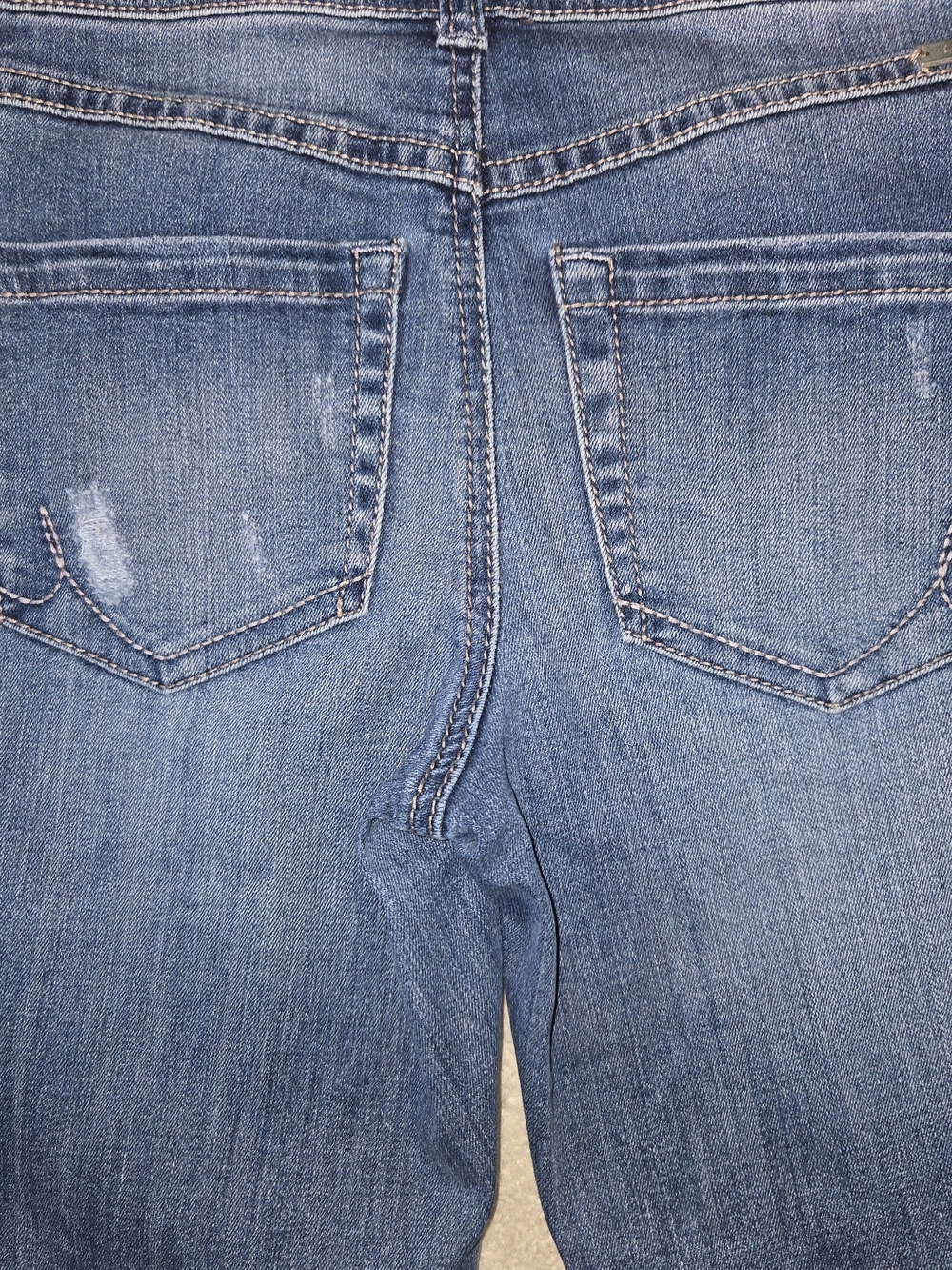 INC International Concepts Straight-Leg Dark Blue Denim Boyfriend Jeans. Size 0 - Picture 7 of 9